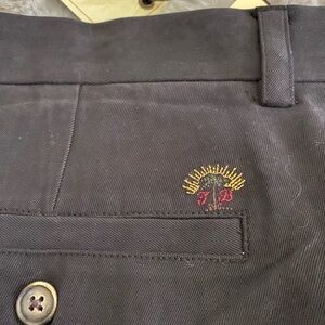 Tommy Bahama Black silkwith Palm Tree Embroidery